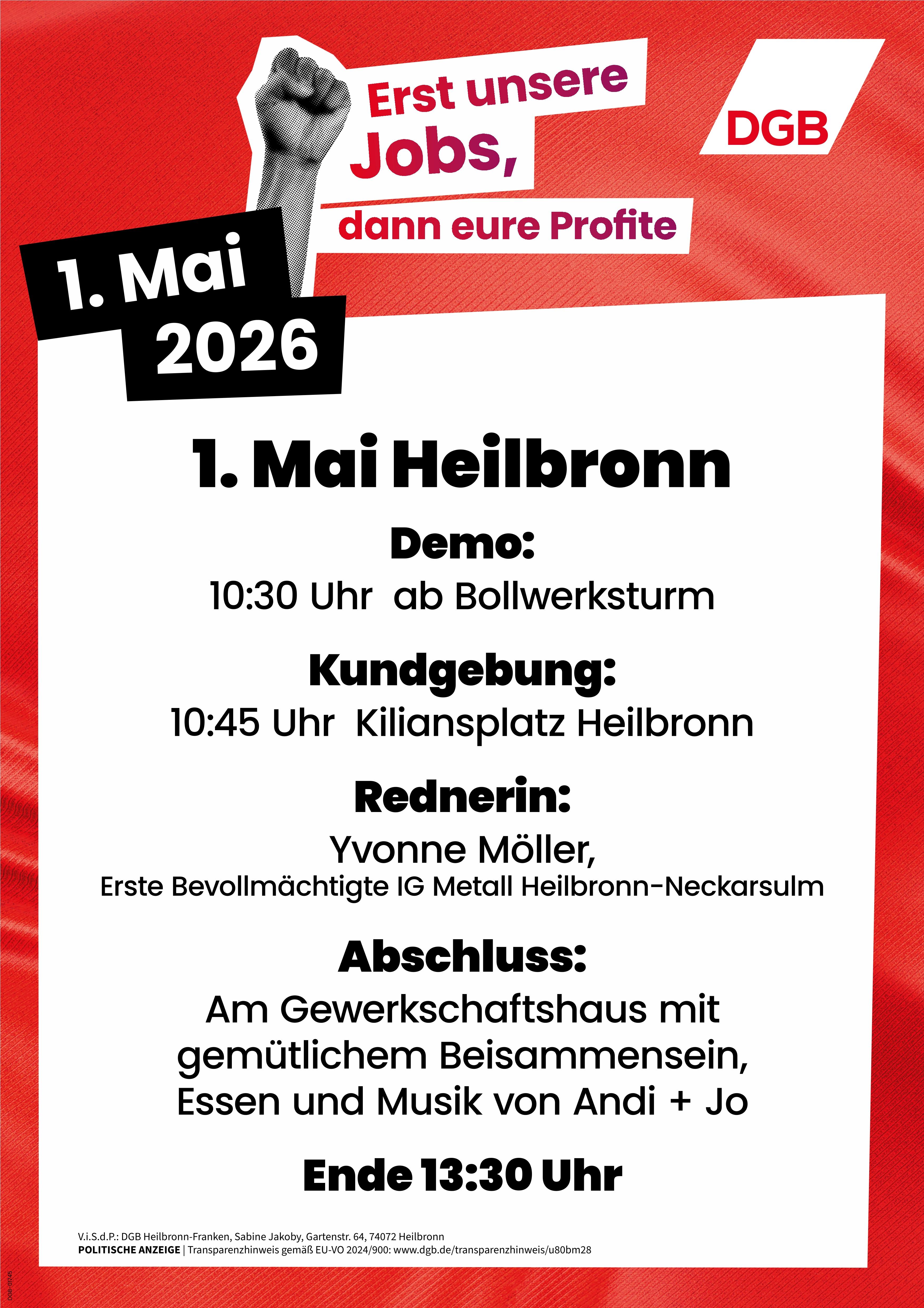 1. Mai 2026