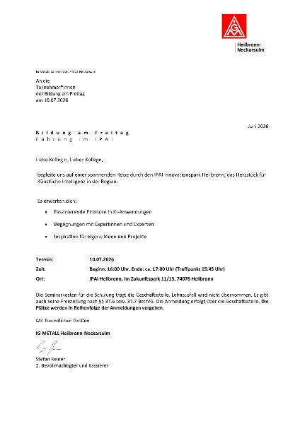 Führung im IPAI