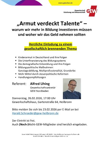 Einladung Bildungsfinanzierung