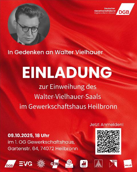 Einladung Einweihung Walter-Vielhauer-Saal